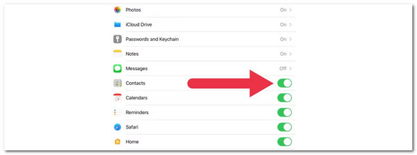 toggle off applications