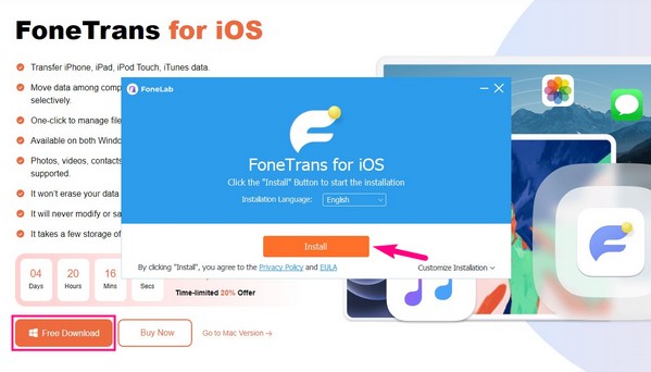 install fonetrans for ios