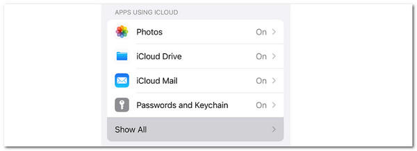 sync apps using icloud