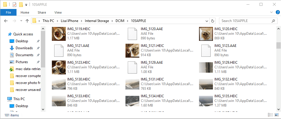 usb transfer photos