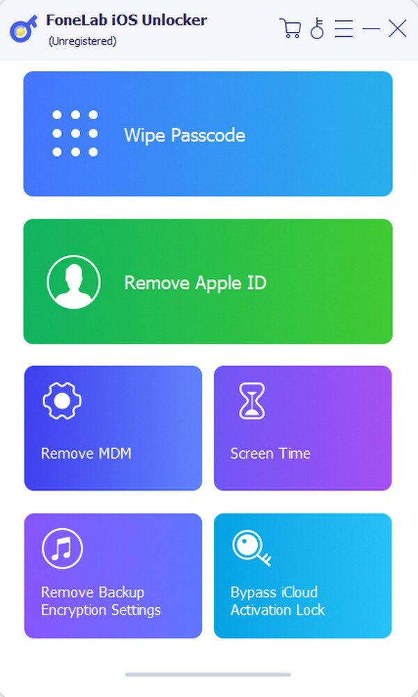 choose wipe passcode feature