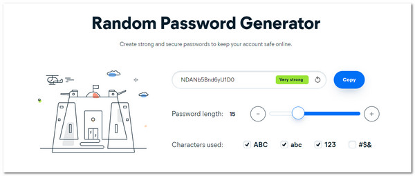 copy suggested password