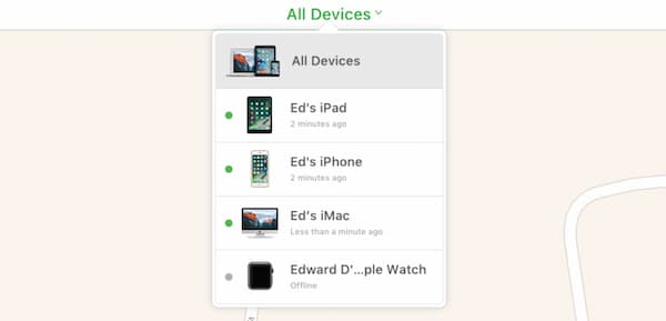 erase a device in find my iphone