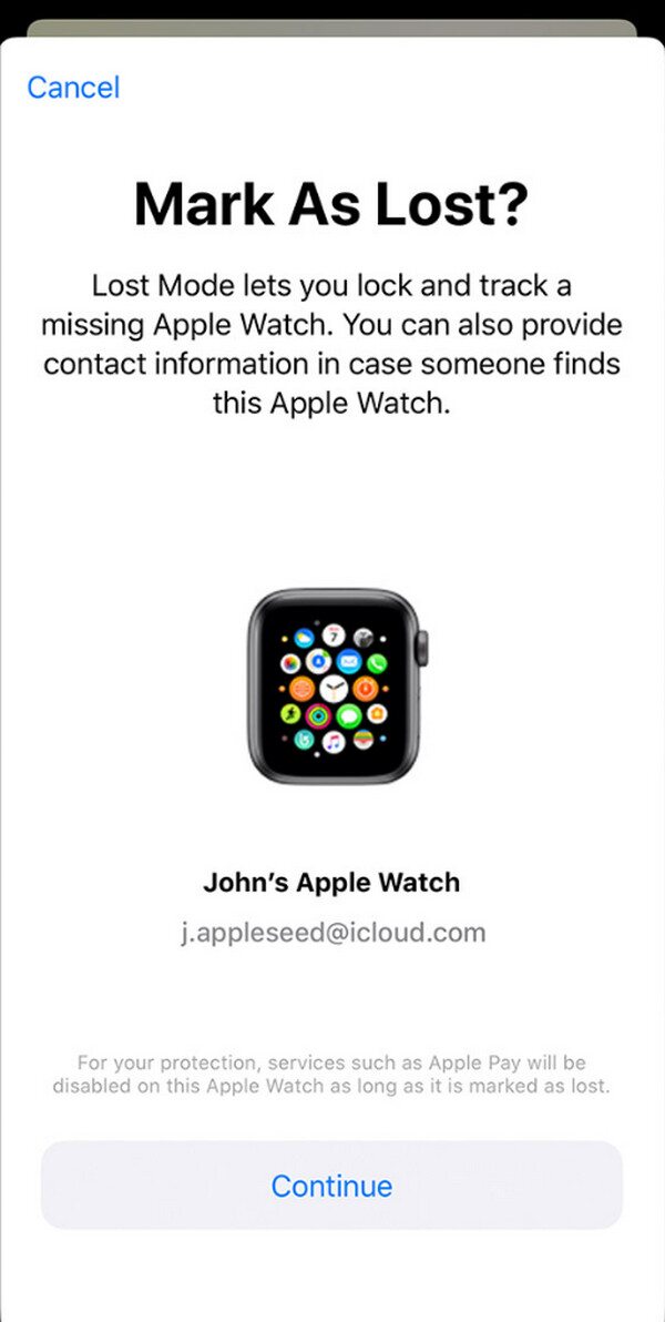 Locate my iwatch best sale