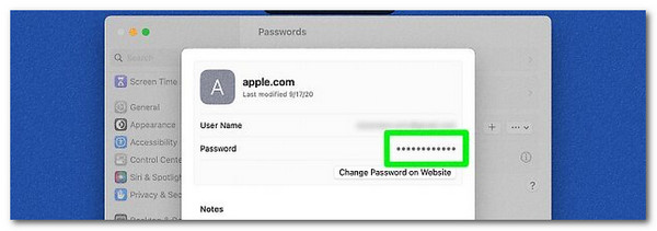 see apple id password on mac