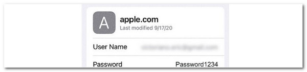 show apple id password