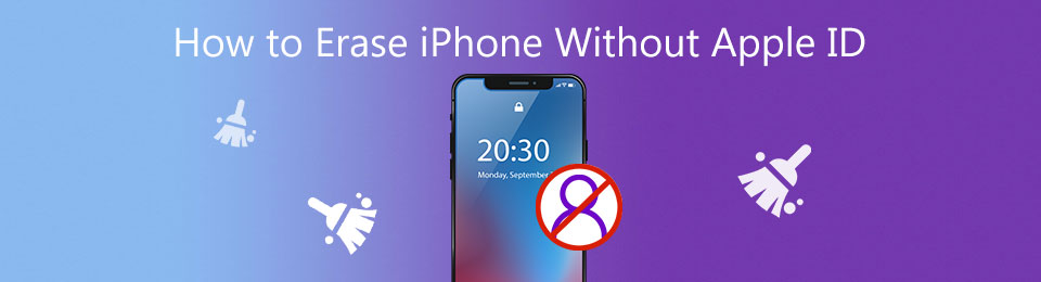 how to erase iphone without apple id