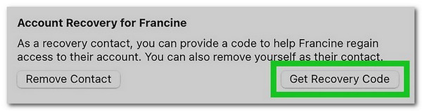 get recovery code on mac