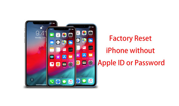 iphone lost password factory reset