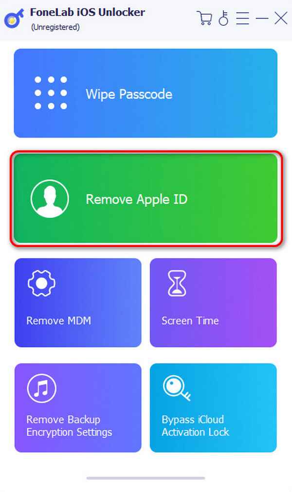 access remove apple id faeture