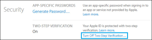 如何关闭两步验证apple id
