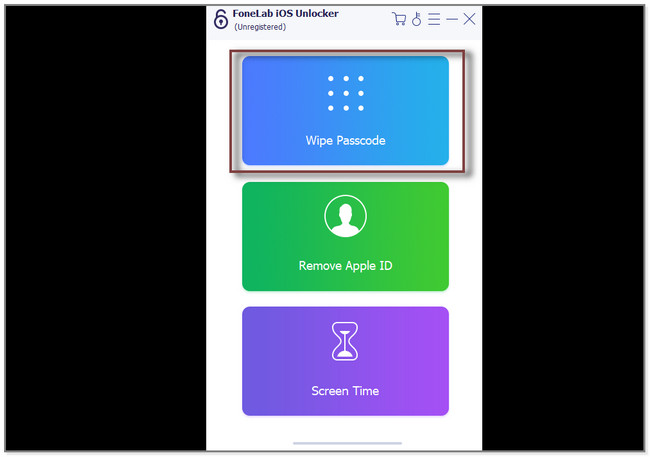 select the Wipe Passcode button