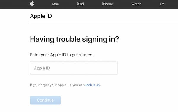 Iforgot apple com сбросить учетную запись