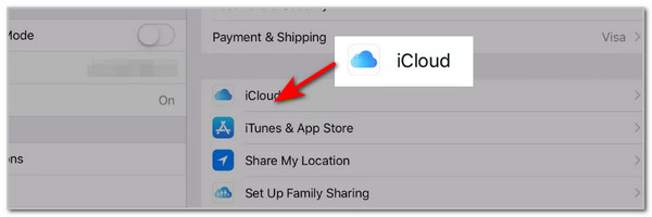 tap icloud