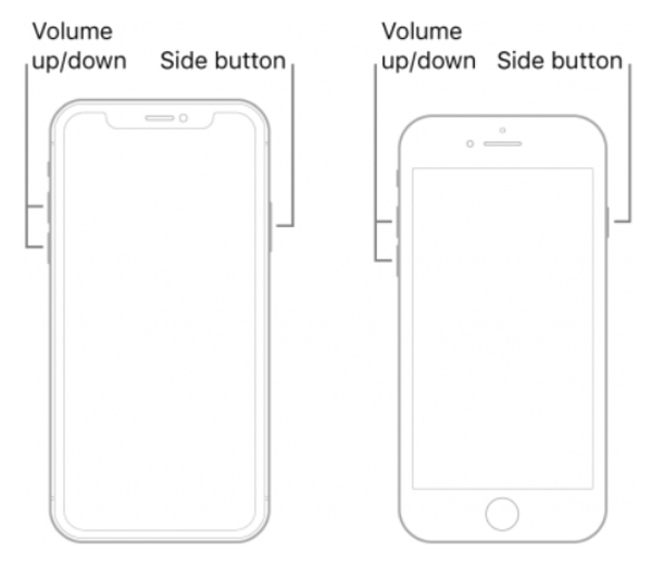 iphone restart buttons