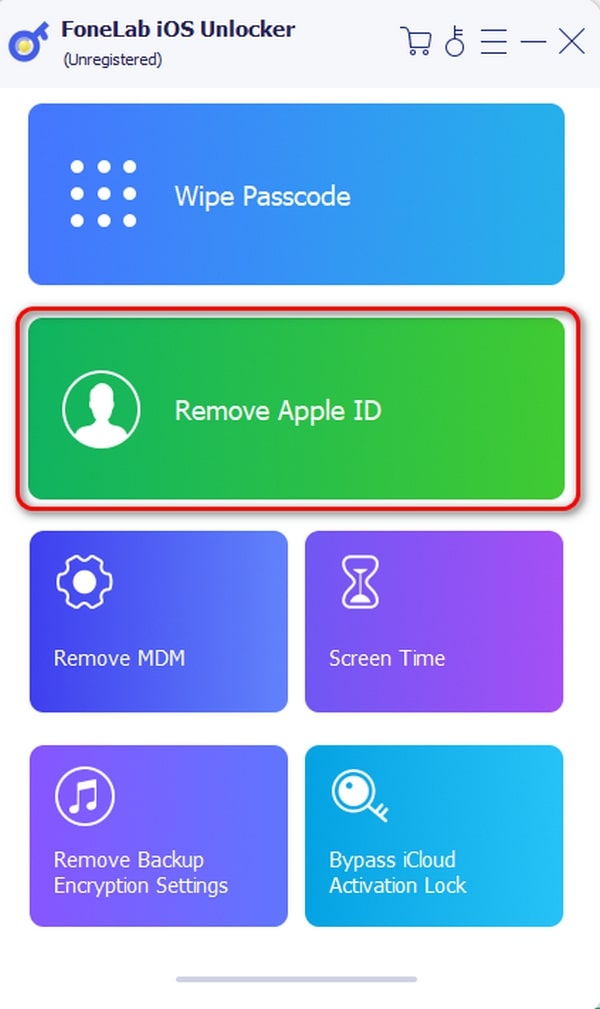 choose remove apple id