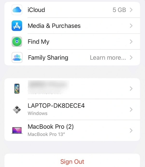 find particular apple device