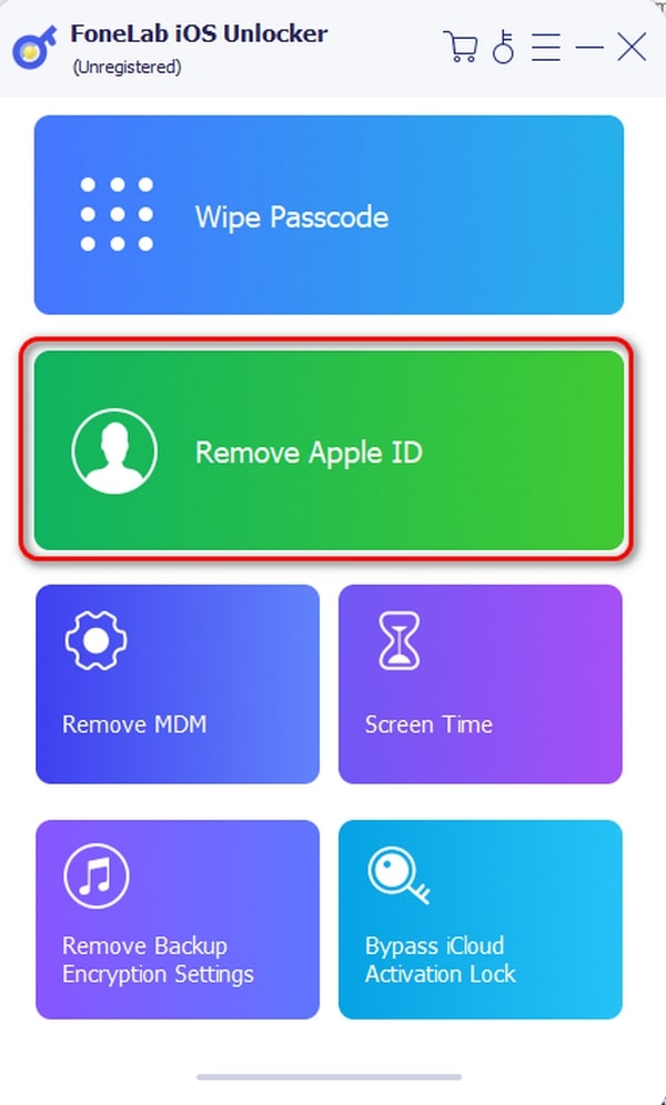 choose remove apple id