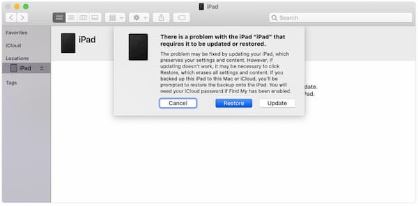 restore ipad with itunes