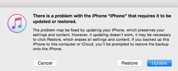 restore iphone with itunes