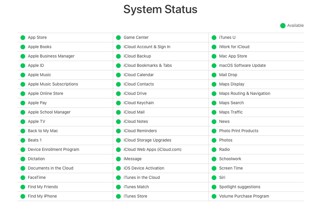 Произошла ошибка подключения к серверу apple id