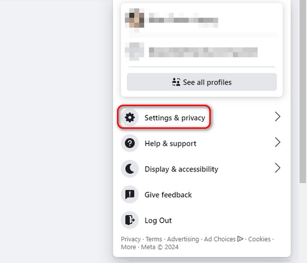 access settings and privacy