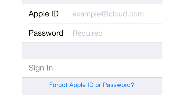 forgot apple id password