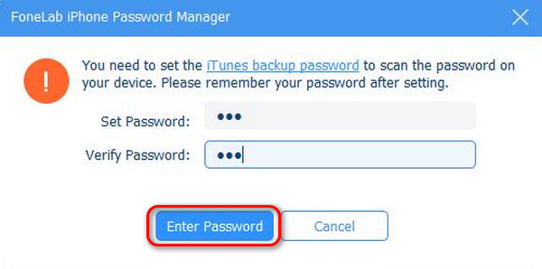 create a password