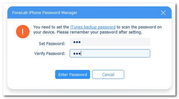 xreate itunes password