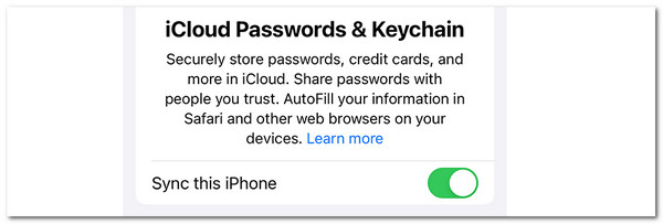 sync icloud keychain on apple devices