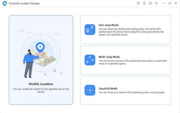 choose modify location feature