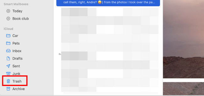 Recover Deleted Emails on Mac via Mail Trash Folder