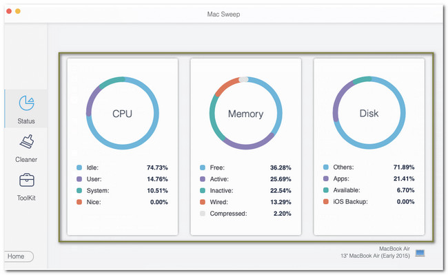 status interface