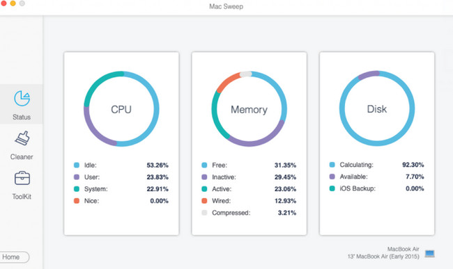 status interface