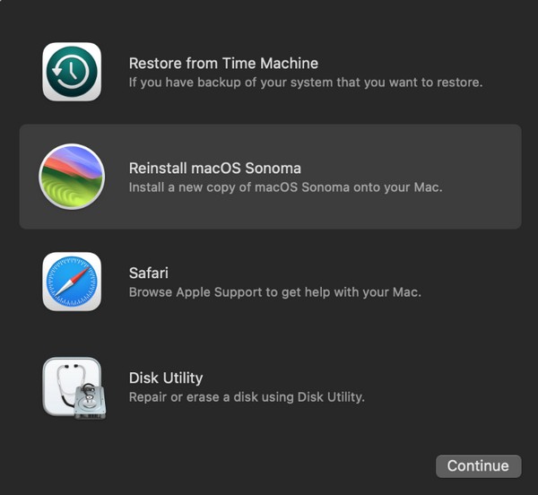 reinstall macos