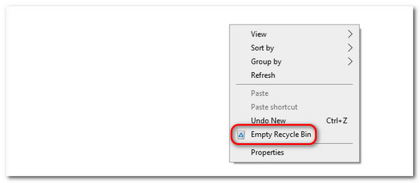 empty the recycle bin