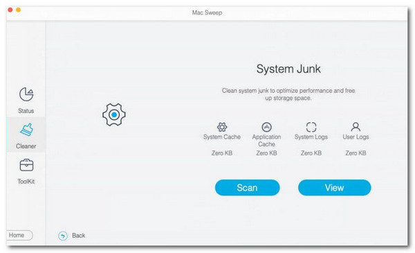 scan system junk files