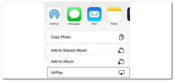 tap airplay button