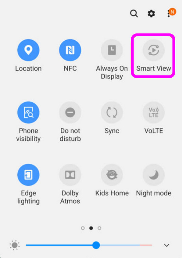 select smart view option