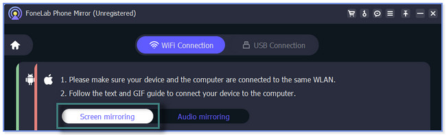 select the Screen Mirroring button