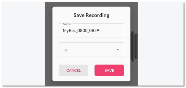 keep recorded audio