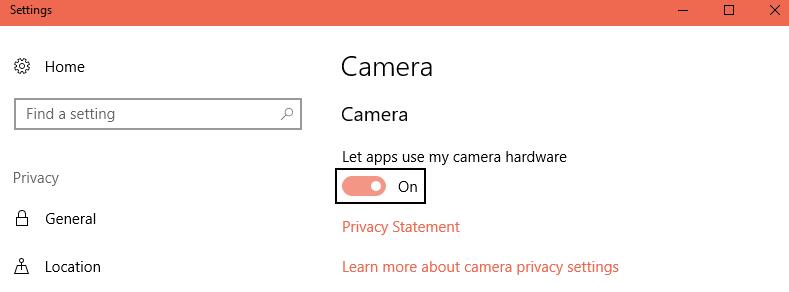 camera windows 10