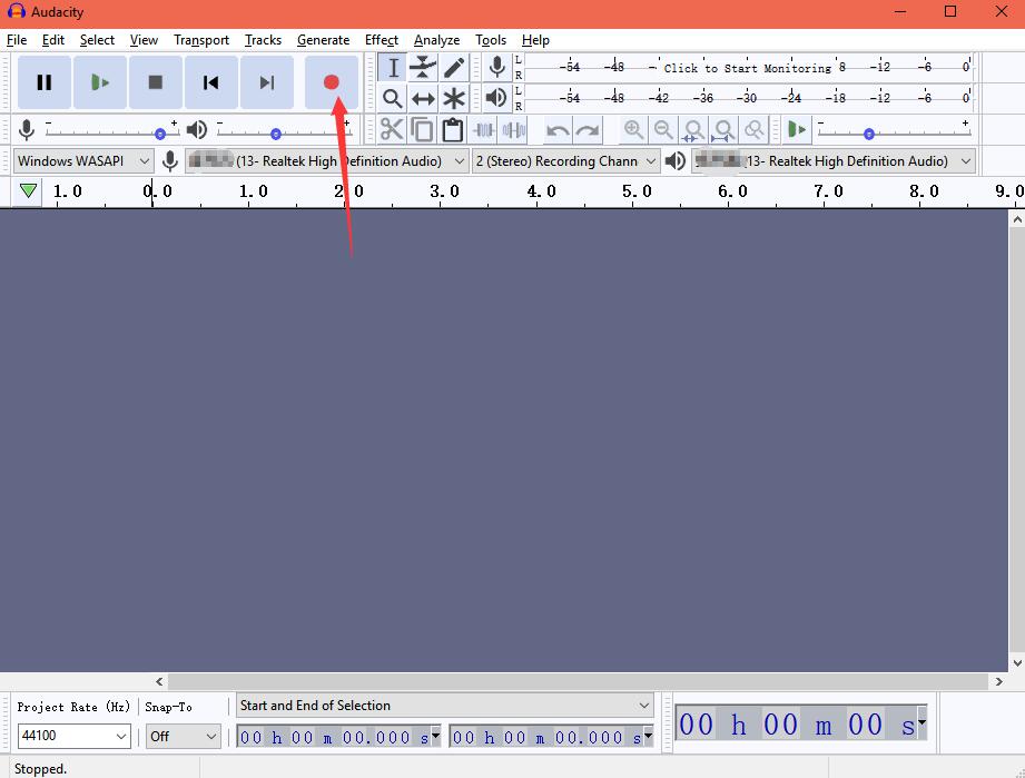 audacity for recording