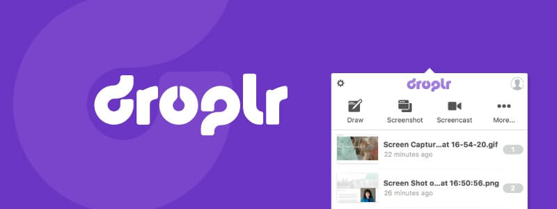 droplr screen recording