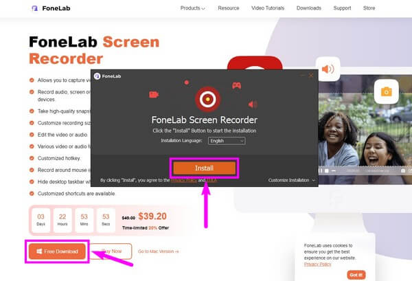 FoneLab Screen Recorder website