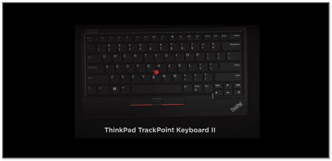 带键盘的 ThinkPad 屏幕截图