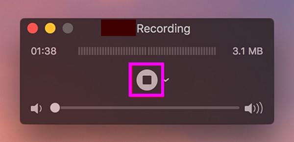 stop recording