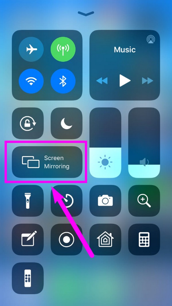 Screen Mirroring. Отображение кнопок управления на экране айфон. Screen Mirroring icon.