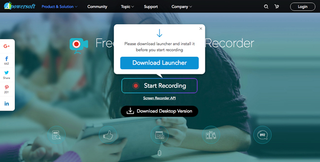 Apowersoft recorder free
