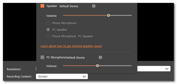 enable speaker feature